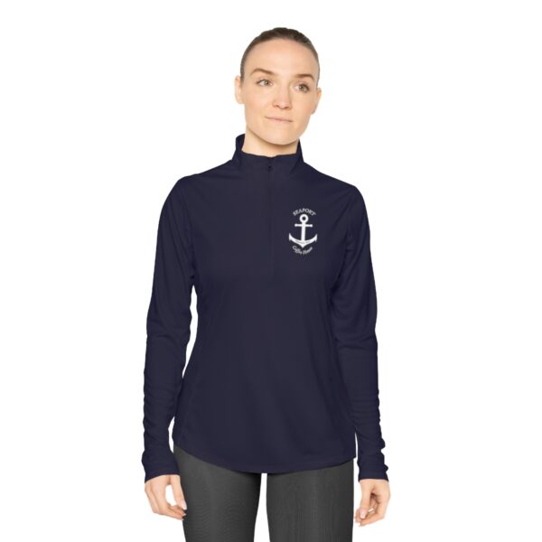Ladies Quarter-Zip Pullover - Image 3